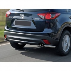 Защита заднего бампера d42 уголки для Mazda CX-5 (2011-2016) № R.3803.012
