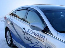 Дефлекторы SIM для окон Hyundai Sonata VI 2010-2014