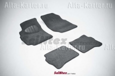 Коврики текстильные Seintex на резиновой основе для салона Nissan Almera Classic 2006-2021