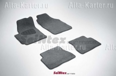 Коврики текстильные Seintex на резиновой основе для салона Kia Picanto I 2005-2011