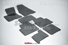 Коврики текстильные Seintex на резиновой основе для салона Nissan Qashqai +2 2008-2021