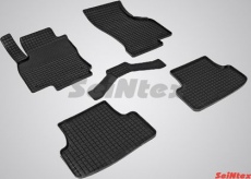 Коврики резиновые Seintex с узором сетка для салона Audi А3 8V 2012-2021