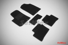 Коврики текстильные Seintex на нескользящей основе для салона Kia Picanto II 2011-2017
