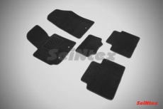 Коврики текстильные Seintex на нескользящей основе для салона Kia Soul II 2013-2021