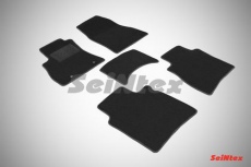 Коврики текстильные Seintex на нескользящей основе для салона Nissan Sentra 2014-2017