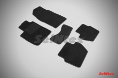 Коврики текстильные Seintex на нескользящей основе для салона Ford EcoSport 2014-2021