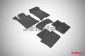 Коврики резиновые Seintex с узором сетка для салона Acura TLX 2014-2021