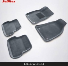 Коврики Seintex 3D ворсовые для салона Acura RDX 2012-2021 Серые
