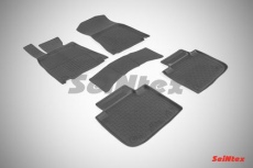 Коврики резиновые Seintex с высоким бортиком для салона Lexus GS IV 2012-2021