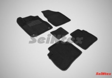 Коврики Seintex 3D ворсовые для салона Nissan Murano Z51 2008-2015 Черные