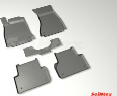 Коврики резиновые Seintex для салона Audi A4 B9 2015-2021