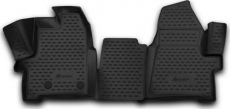 Коврики Element 3D для салона (передняя пара) Ford Tourneo Custom 2013-2021  (1+2 места)