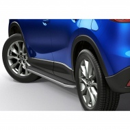 Пороги Premium для Mazda CX-5 (2011-2016) № A173ALP.3801.3