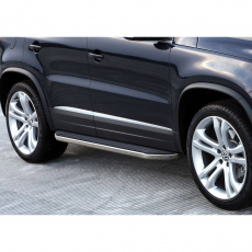 Пороги Premium для Volkswagen Tiguan (2007-2016) № A173ALP.5802.2