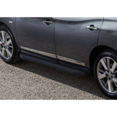 Пороги Black для Nissan Pathfinder (2014-2018) № A193ALB.4107.1