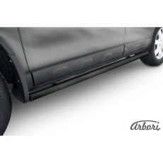 Пороги Arbori d57 труба черные для Honda CR-V (2009-2012) № AFZDAHCRV08B