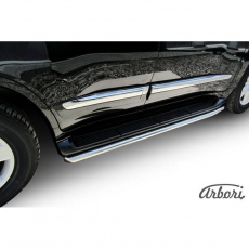 Защита штатного порога Arbori d57 для Lexus LX570 (2012-2018) № AFZDALLX5701207