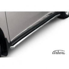 Пороги Arbori d57 труба с гибами для Lexus RX350, RX270 (2012-2015) № AFZDALRX351207