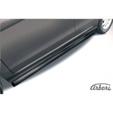 Пороги Arbori d57 труба черные для Mitsubishi ASX (2014-2016) № AFZDAMAS1410B