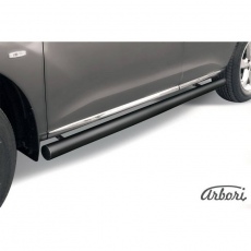 Пороги Arbori d57 труба черные для Nissan Murano (2011-2015) № AFZDANIM1106B