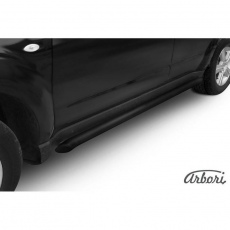 Пороги Arbori d57 труба черные для Subaru Forester (2008-2012) № AFZDASF16B