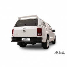Защита заднего бампера Arbori d57 черная для Volkswagen Amarok (2013-2018) № AFZDAVWAM1312B