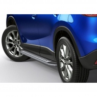 Пороги Bmw-Style овалы для Mazda CX-5 (2011-2016) № B173AL.3801.3