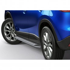 Пороги Bmw-Style овалы для Mazda CX-5 (2011-2016) № B173AL.3801.3