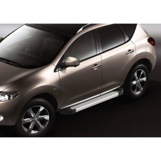 Пороги Silver для Nissan Murano (2009-2015) № F173AL.4108.2