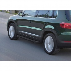 Пороги Black для Volkswagen Tiguan (2007-2016) № F173ALB.5802.2