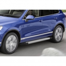 Пороги Silver для Volkswagen Touareg 2010-(2014-2018) № F193AL.5801.3