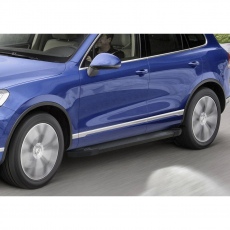 Пороги Black для Volkswagen Touareg 2010-(2014-2018) № F193ALB.5801.3