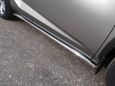 Пороги труба 60,3 мм для Lexus NX 200 (2017-2018) № LEXNX17-16